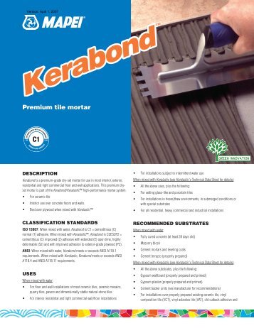 Kerabond Kerabond - Northland Construction Supplies