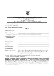 No. PUR-NEERI/Vendors/2007 Sub:- Form for Registration of ...