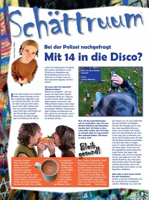 Mit 14 in die Disco?