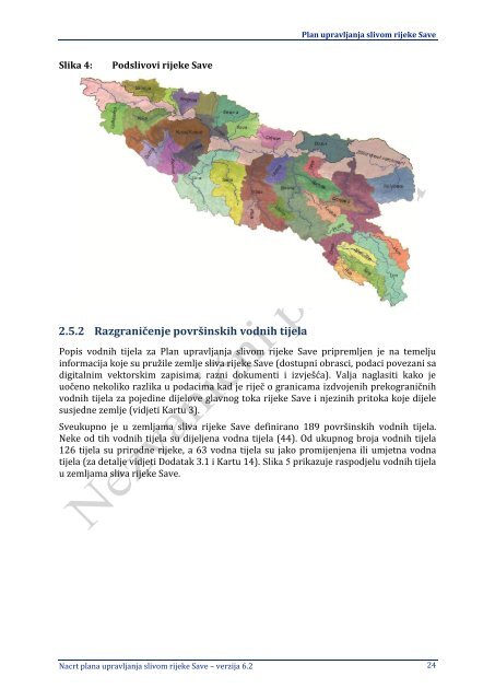 1.3 Struktura Plana upravljanja slivom rijeke Save - International ...