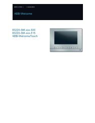 ABB-Welcome 83220-SM-xxx-500 83220-SM-xxx-515 ABB ...