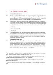 1 CYCLING POTENTIAL INDEX - Steer Davies Gleave