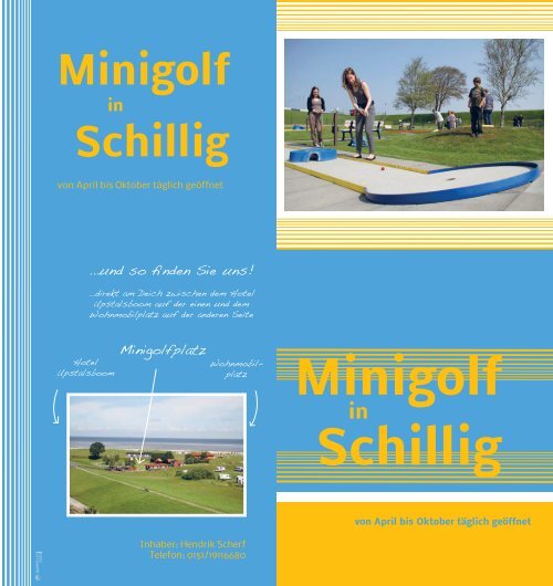 Minigolf Schillig spektrum nord