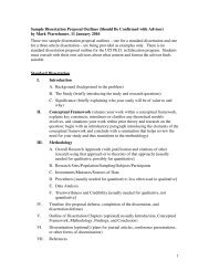 1 Sample Dissertation Proposal Outlines (Should Be Confirmed with ...