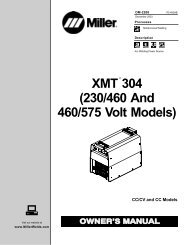 XMT 304 (230/460 And 460/575 Volt Models)