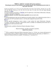 ORDIN nr. 5560 din 7 octombrie 2011 pentru aprobarea ...