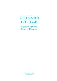 CT132-BR CT132-B System Board User's Manual - Dfi-itox.com