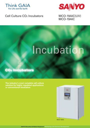 MCO-19AIC(UV) MCO-19AIC Cell Culture CO2 Incubators - easyFairs