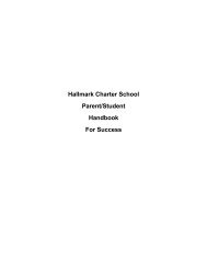 Adobe PDF document - Hallmark Charter School - Sanger Unified ...