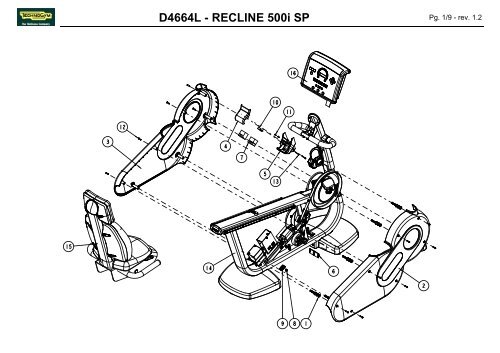 D4664L - RECLINE 500i SP - Technogym