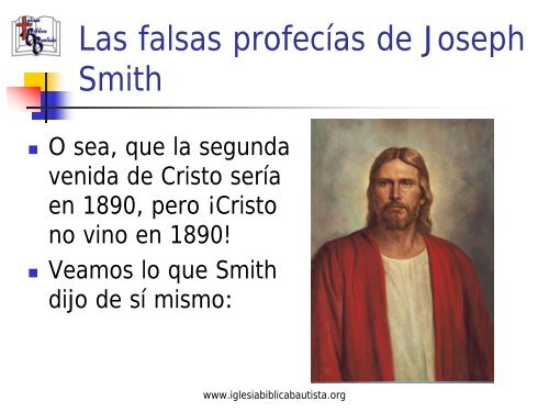 La Mentira del Mormonismo - Iglesia Biblica Bautista de Aguadilla ...