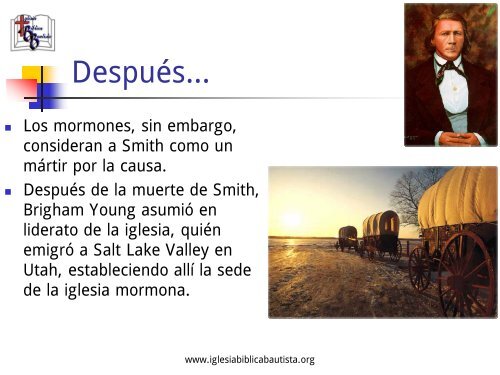 La Mentira del Mormonismo - Iglesia Biblica Bautista de Aguadilla ...