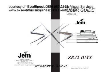 Jem zr-22-dmx-user-manual - SXS Events