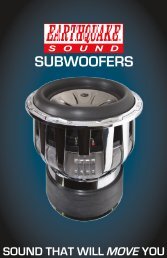 Subwoofer Brochure