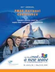 PMAC National Conference - Purchasing Management Association ...