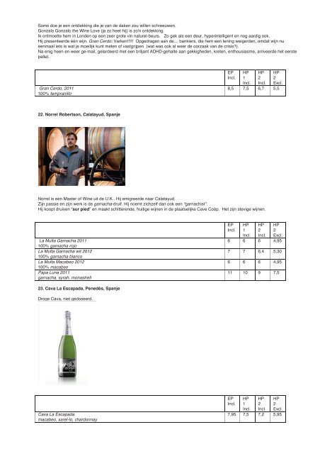 Prijslijst 2014 Oudburg 55 9000 Gent wines ... - wijnkanaal.be