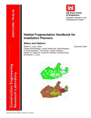 Habitat Fragmentation Handbook for Installation Planners