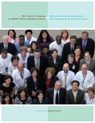 The Cancer Program at White Plains Hospital ... - Lum & Associates