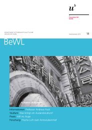BeWL Heft 18 - Departement BWL - UniversitÃ¤t Bern