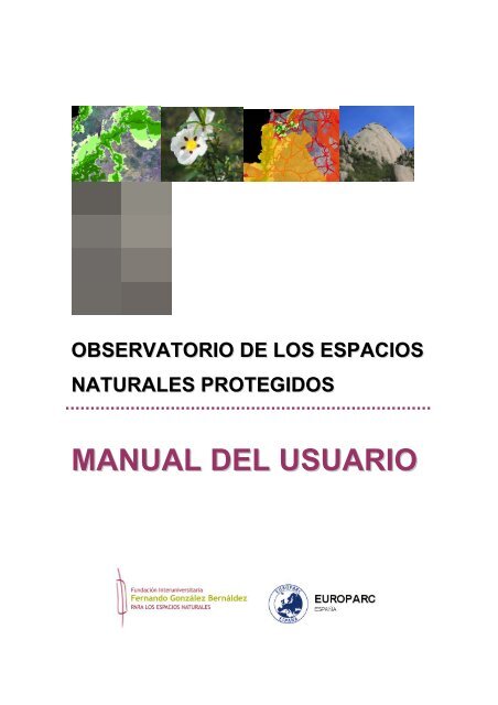 MANUAL DEL USUARIO - EUROPARC-EspaÃ±a