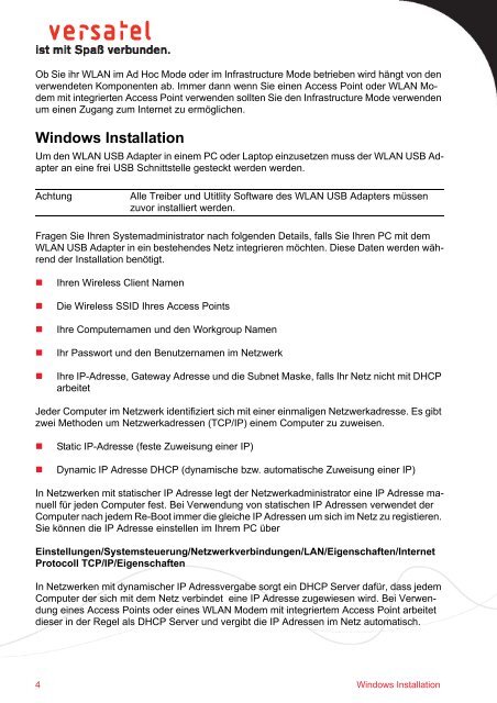 Windows Installation - Sphairon