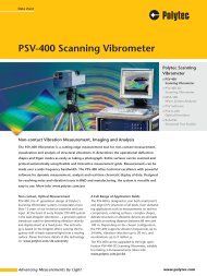 PSV-400 Scanning Vibrometer