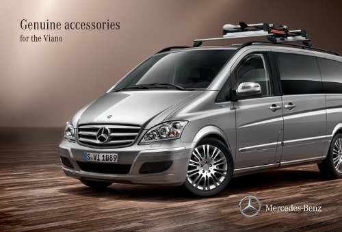 Genuine accessories for the Viano Mercedes