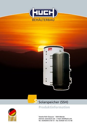 Solarspeicher SSH - Huch