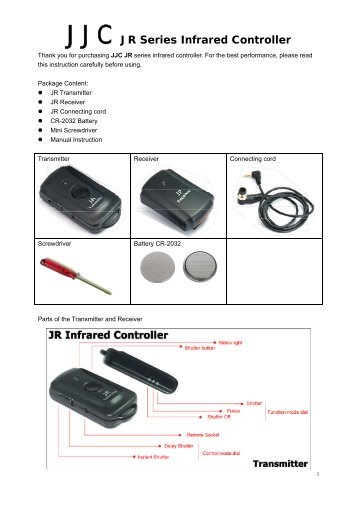 JJC JR Series Infrared Controller