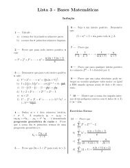 Lista 3 - Bases MatemÃ¡ticas