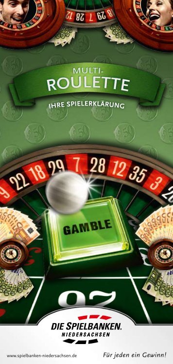 Spielbeschreibung Multi-Roulette - Spielbanken Niedersachsen ...