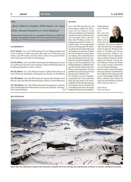 aktuell Nr. 26 vom 05. Juli 2010 ( PDF - Bundeswehr