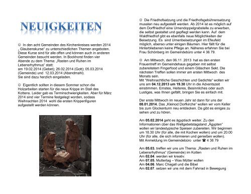 Gemeindebrief 2013/2014 download - kirche-bockhorst.de