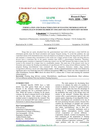Devaki et al ijapr.pdf - international journal of advances in ...