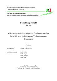 Forschungsbericht - Umweltverträgliche und Standortgerechte ...