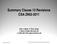 CSA Z662-2011 CI 13 Update - NACE Calgary