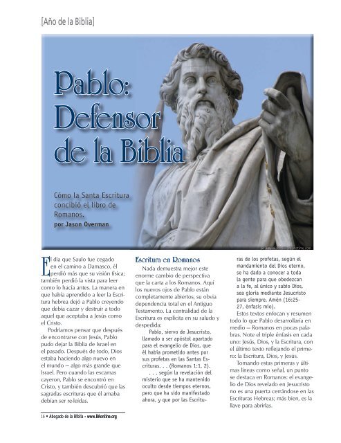 abogado de la biblia abogado de la biblia - The Bible Advocate Online