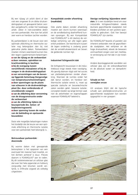 Isolatiesystemen voor platte daken - Foamglas