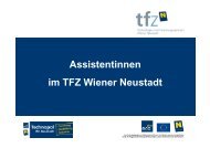 Assistentinnen im TFZ Wiener Neustadt - beim TFZ Wiener Neustadt
