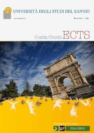 Guida ECTS - Università degli Studi del Sannio