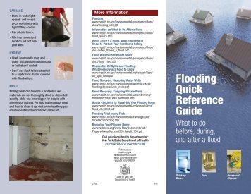 What to Do Before, During and After a Flood - New York State ...