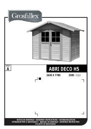 ABRI DECO H5 - Grosfillex Garden Home