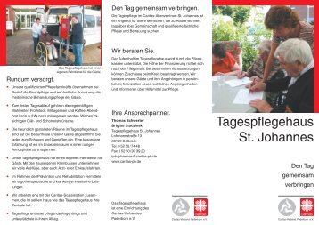 Flyer Tagespflege St. Johannes DelbrÃ¼ck / PDF - Caritas-pb.de