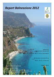 Report Balneazione 2012 - Arpacal