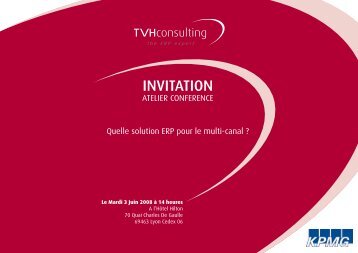 invitation - TVH Consulting - Conseil et mise en Åuvre de solutions ...