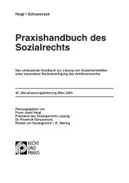 Praxishandbuch des Sozialrechts