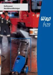 10541-W/Cold Water 5810103 - WAP-ALTO KEW Reinigungssysteme