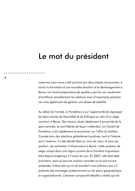 2008 - Education à l'environnement en Suisse