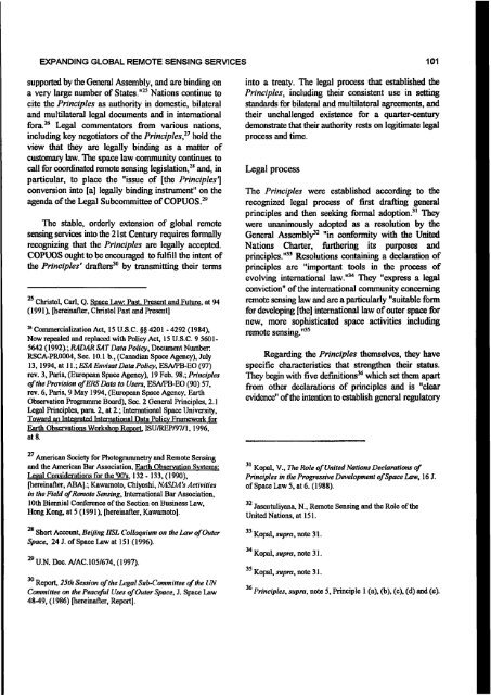 Proceedings of the Workshop - United Nations Office for Outer ...