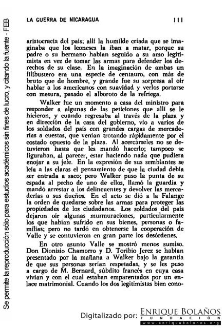 La guerra de Nicaragua - La Guerra Nacional 1854